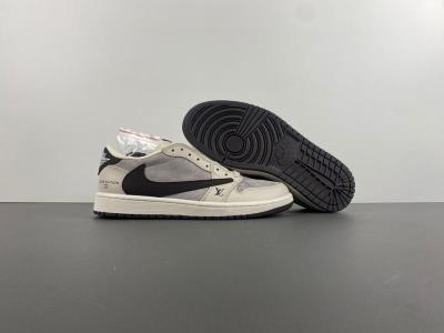 cheap quality Travis Scott x Air Jordan 1 Low OG  beige gray black